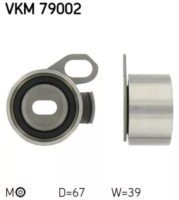 Tensioner Pulley, timing belt SKF VKM 79002)