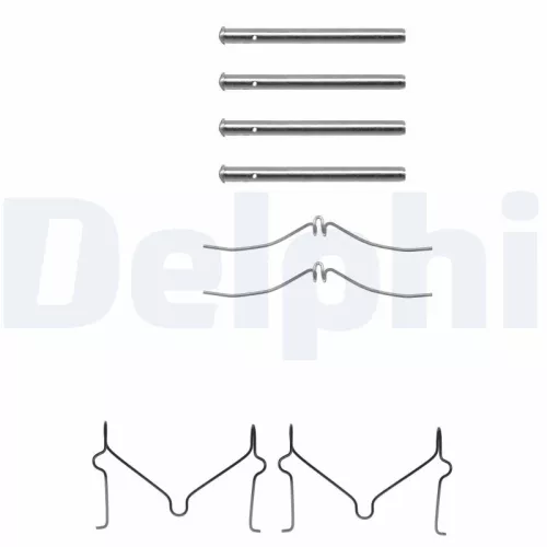 Accessoirekit, schijfremblokken DELPHI LX0143)