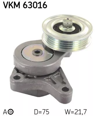 Riemspanner, V-geribbelde riem SKF VKM 63016)