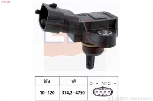 Luchtdruksensor, hoogteaanpassing EPS 1.993.180)