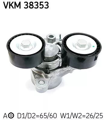 Riemspanner, V-geribbelde riem SKF VKM 38353)
