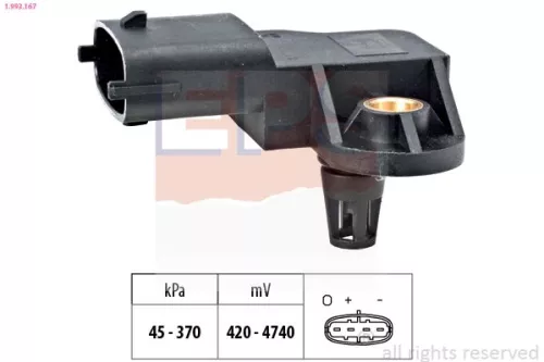 Luchtdruksensor, hoogteaanpassing EPS 1.993.167)