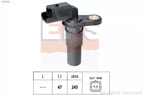 Sensor, krukaspuls EPS 1.953.536)