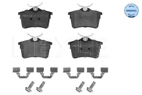 Brake Pad Set, disc brake MEYLE 025 247 6516/W)