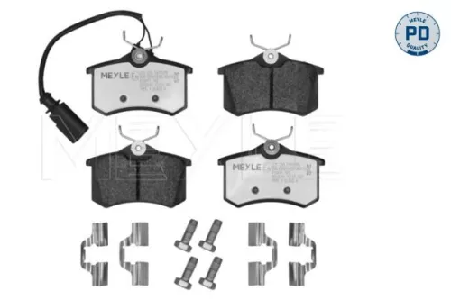 Brake Pad Set, disc brake MEYLE 025 235 5417/PD)