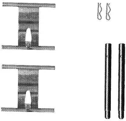 Accessoirekit, schijfremblokken TEXTAR 82076600)