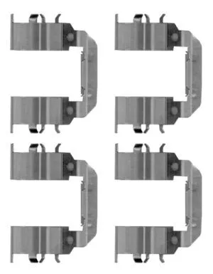 Accessoirekit, schijfremblokken TEXTAR 82513500)