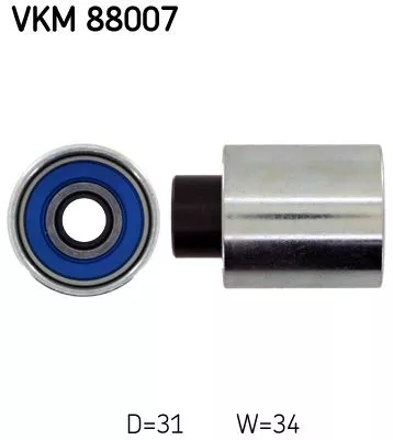 Ombuigingspoelie/geleidingspoelie, distributieriem SKF VKM 88007)
