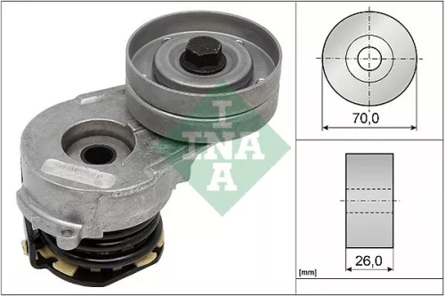 Riemspanner, V-geribbelde riem Schaeffler INA 534 0321 10)