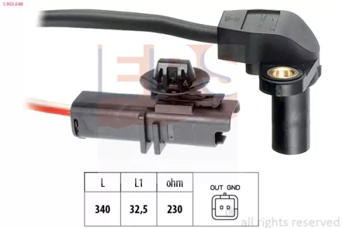 Sensor, krukaspuls EPS 1.953.549)
