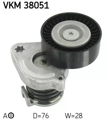Riemspanner, V-geribbelde riem SKF VKM 38051)