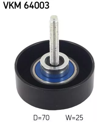 Ombuigings-/geleidingspoelie, V-geribbelde riem SKF VKM 64003)