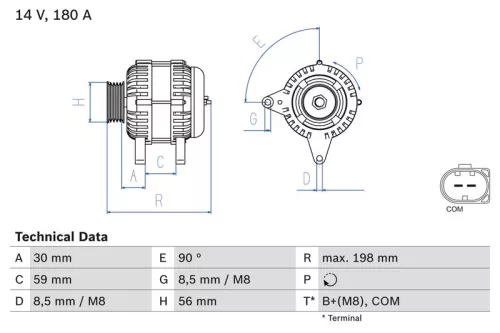 Dynamo BOSCH 0 986 081 930)