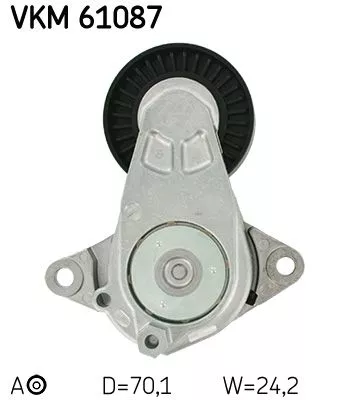 Riemspanner, V-geribbelde riem SKF VKM 61087)