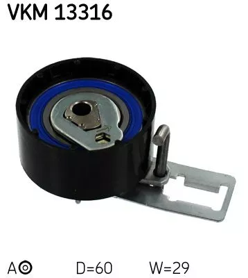 Tensioner Pulley, timing belt SKF VKM 13316)