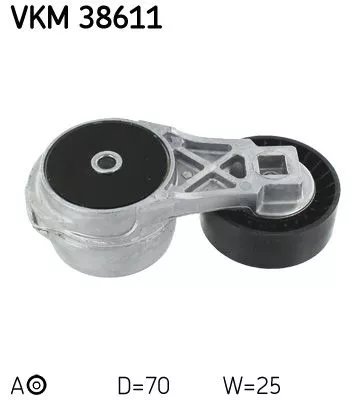 Riemspanner, V-geribbelde riem SKF VKM 38611)