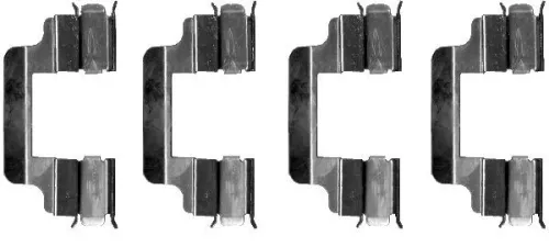 Accessoirekit, schijfremblokken TEXTAR 82055400)