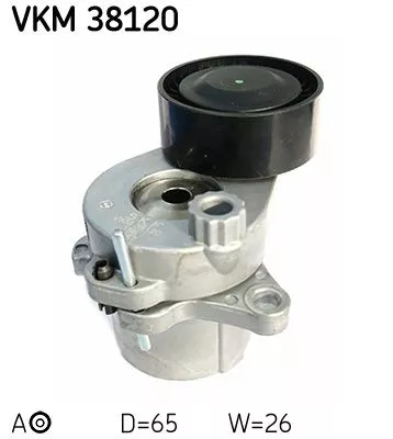 Riemspanner, V-geribbelde riem SKF VKM 38120)
