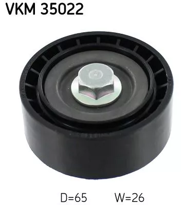 Ombuigings-/geleidingspoelie, V-geribbelde riem SKF VKM 35022)