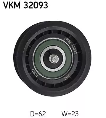 Ombuigings-/geleidingspoelie, V-geribbelde riem SKF VKM 32093)