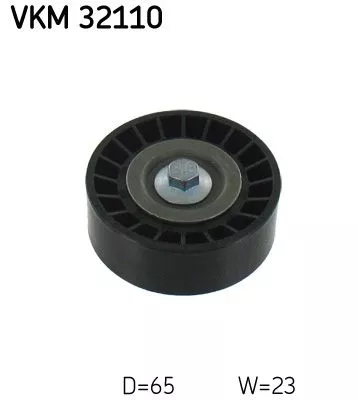 Ombuigings-/geleidingspoelie, V-geribbelde riem SKF VKM 32110)