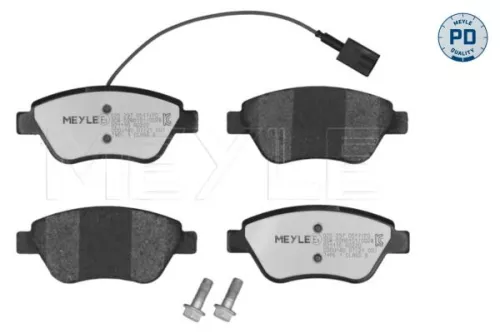 Brake Pad Set, disc brake MEYLE 025 237 0517/PD)