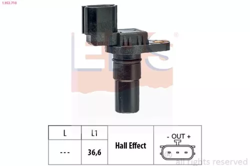 Toerentalsensor, automatische transmissie EPS 1.953.710)
