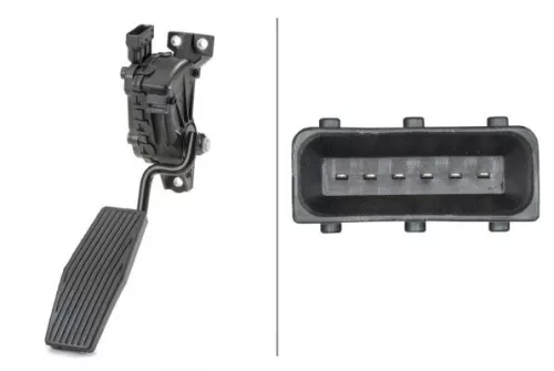 Sensor, gaspedaalpositie HELLA 6PV 010 946-301)