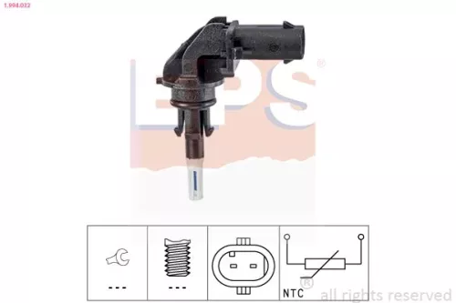 Sensor, inlaatluchttemperatuur EPS 1.994.032)
