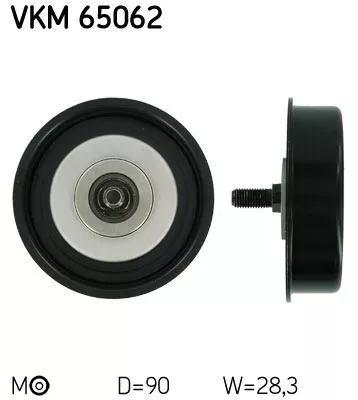 Riemspanner, V-geribbelde riem SKF VKM 65062)