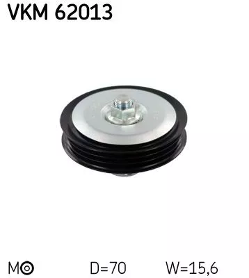 Riemspanner, V-geribbelde riem SKF VKM 62013)