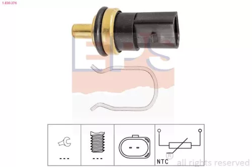 Sensor, brandstoftemperatuur EPS 1.830.376)
