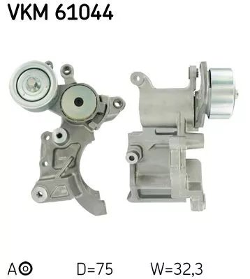 Riemspanner, V-geribbelde riem SKF VKM 61044)