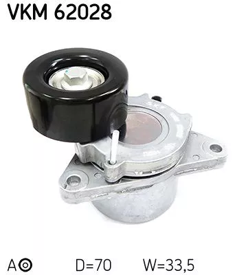 Riemspanner, V-geribbelde riem SKF VKM 62028)