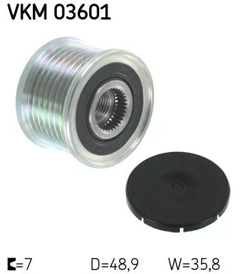 Vrijloopkoppeling van de dynamo SKF VKM 03601)