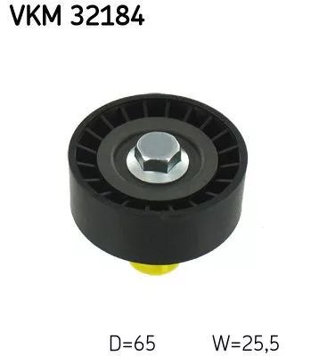 Ombuigings-/geleidingspoelie, V-geribbelde riem SKF VKM 32184)