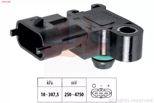 Luchtdruksensor, hoogteaanpassing EPS 1.993.244)