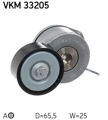 Riemspanner, V-geribbelde riem SKF VKM 33205)