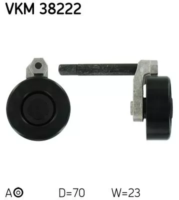 Riemspanner, V-geribbelde riem SKF VKM 38222)