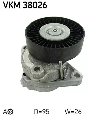 Riemspanner, V-geribbelde riem SKF VKM 38026)