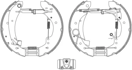 Brake Shoe Set TEXTAR 84047901)