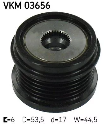 Vrijloopkoppeling van de dynamo SKF VKM 03656)