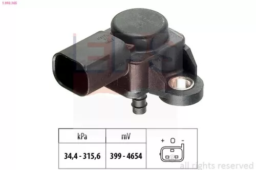 Luchtdruksensor, hoogteaanpassing EPS 1.993.165)