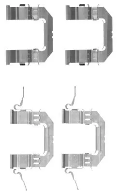 Accessoirekit, schijfremblokken TEXTAR 82507500)