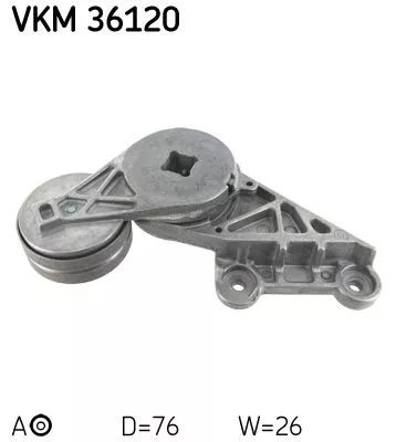 Riemspanner, V-geribbelde riem SKF VKM 36120)