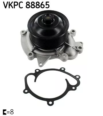 Waterpomp, motorkoeling SKF VKPC 88865)