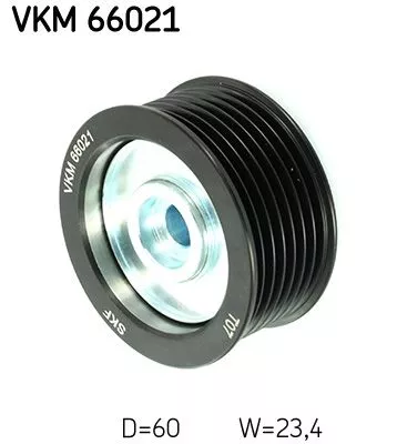 Ombuigings-/geleidingspoelie, V-geribbelde riem SKF VKM 66021)