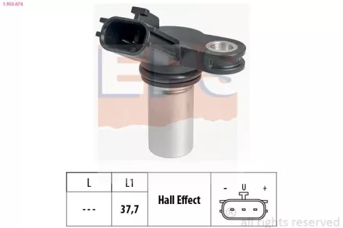 Sensor, nokkenaspositie EPS 1.953.674)