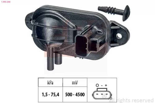 Air Pressure Sensor, altitude adaption EPS 1.993.268)