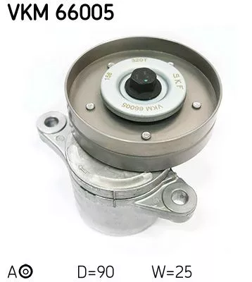 Riemspanner, V-geribbelde riem SKF VKM 66005)